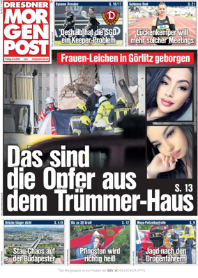 Cover of Dresdner Morgenpost