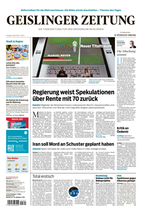 Cover of Geislinger Zeitung