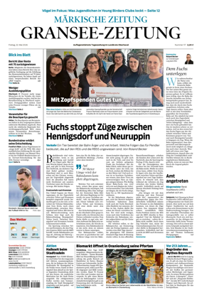 Cover of Gransee-Zeitung