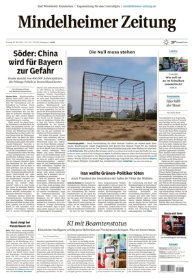 Cover of Mindelheimer Zeitung