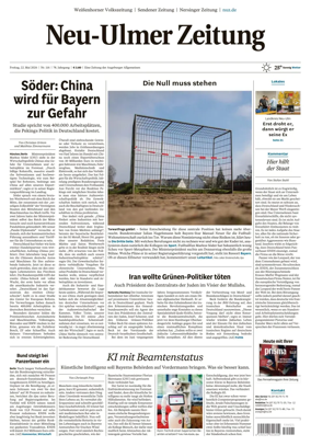 Cover of Neu-Ulmer Zeitung