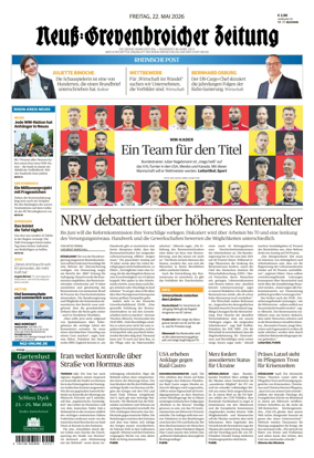 Cover of Neuss-Grevenbroicher Zeitung Neuss