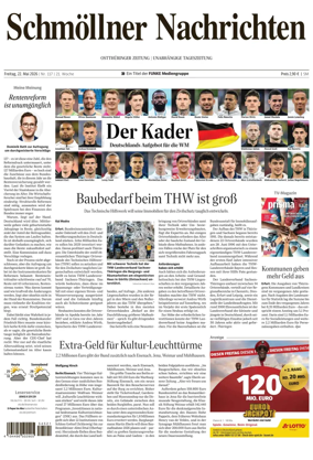 Cover of Ostthuringer Zeitung (Schmolln)