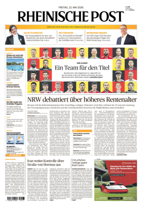 Cover of Rheinische Post Krefeld Kempen