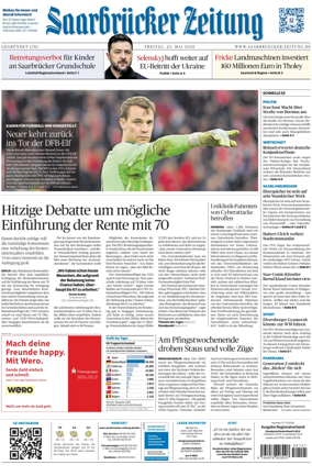 Cover of Saarbruecker Zeitung