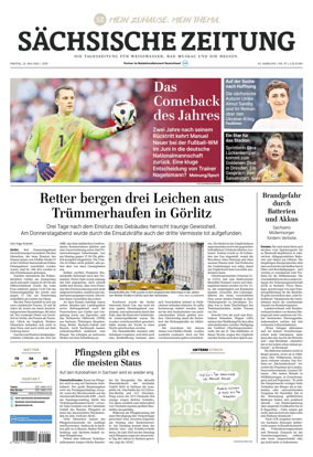 Cover of Sachsische Zeitung (Weiswasser)