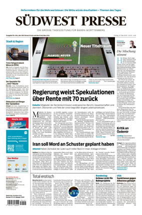 Cover of Sudwest Presse