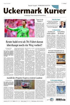 Cover of Templiner Zeitung