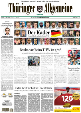 Cover of Thuringer Allgemeine (Sommerda)