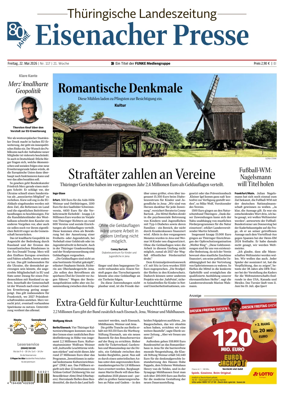 Cover of Thuringische Landeszeitung (Eisenach)