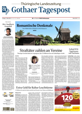 Cover of Thuringische Landeszeitung (Gotha)