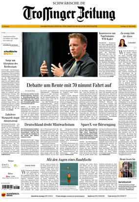 Cover of Trossinger Zeitung