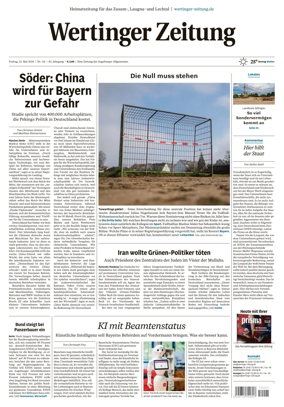 Cover of Wertinger Zeitung