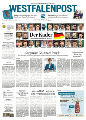 Cover of Westfalenpost (Arnsberg)