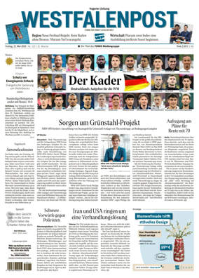 Cover of Westfalenpost (Hagen Hohenlimburg)