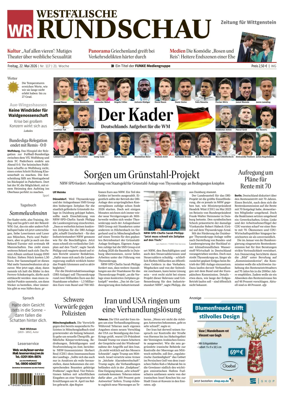 Cover of Westfalische Rundschau (Bad Berleburg Wittgenstein)