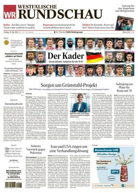 Cover of Westfalische Rundschau (Siegen)