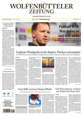 Cover of Wolfenbutteler Zeitung