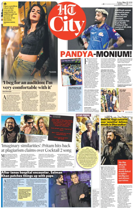 Cover of Hindustan Times (Chandigarh) - City