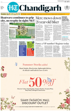 Cover of Hindustan Times (Chandigarh) - Live