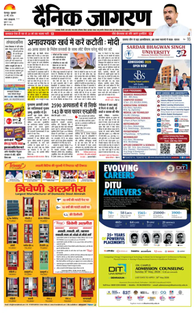Cover of Dainik Jagran - Rishikesh
