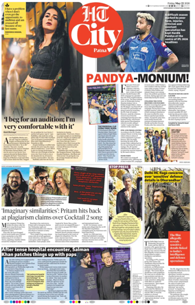 Cover of Hindustan Times (Patna) - Live