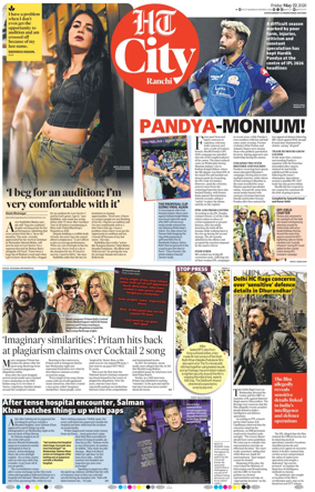 Cover of Hindustan Times (Ranchi) - Live