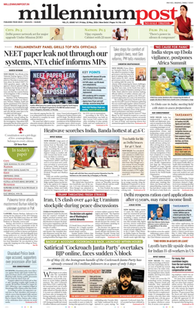 Cover of Millennium Post