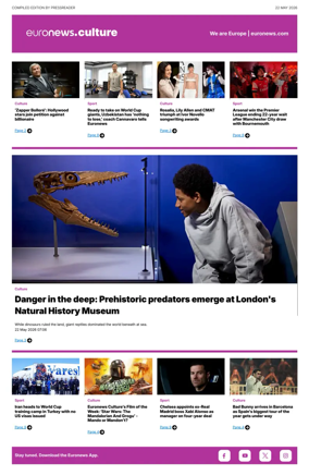 Cover of Euronews Culture and Sport Compiled Edition