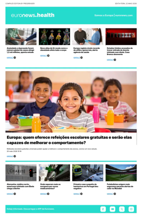Cover of Euronews Health (Portuguese)