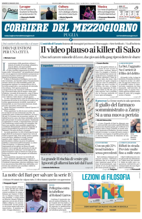 Cover of Corriere del Mezzogiorno (Puglia)