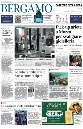 Cover of Corriere della Sera (Bergamo)