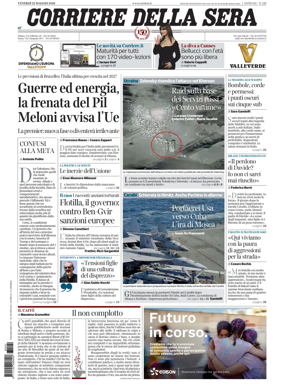 Cover of Corriere della Sera
