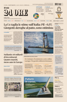 Cover of Il Sole 24 Ore
