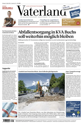 Cover of Liechtensteiner Vaterland