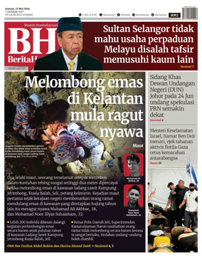 Cover of Berita Harian