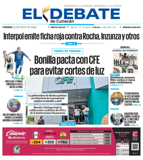 Cover of El Debate de Culiacan