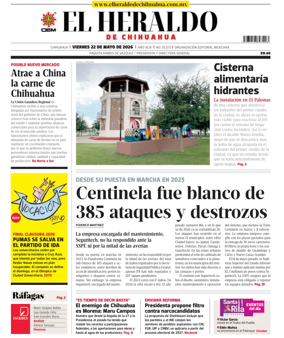 Cover of El Heraldo de Chihuahua