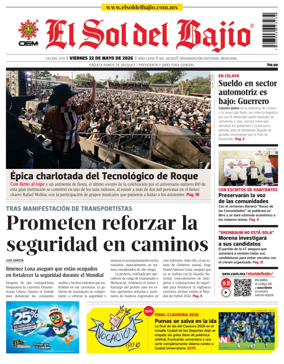 Cover of El Sol de Bajio