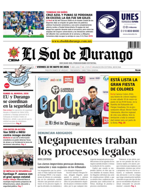 Cover of El Sol de Durango