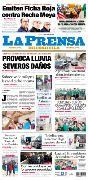 Cover of La Prensa de Coahuila