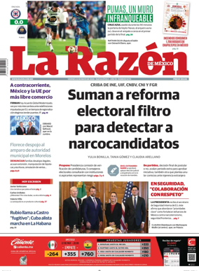 Cover of La Razon de Mexico