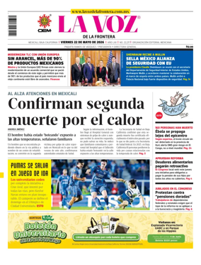 Cover of La Voz de la Frontera