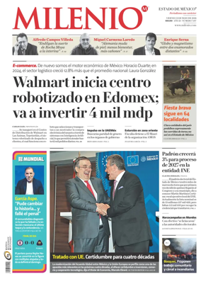 Cover of Milenio Edo de Mexico