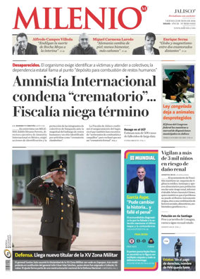 Cover of Milenio Jalisco