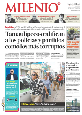 Cover of Milenio Tamaulipas