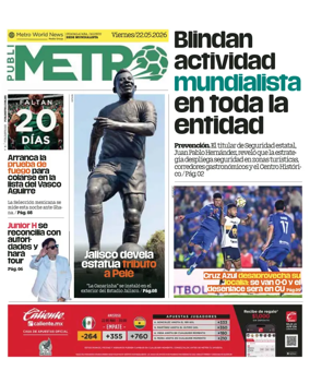 Cover of Publimetro Guadalajara