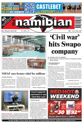 Cover of The Namibian