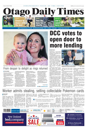 Cover of Otago Daily Times