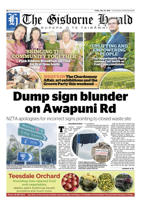 Cover of The Gisborne Herald